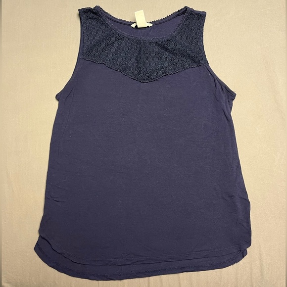 H&M Tops - H&M Navy Blue Tank Top